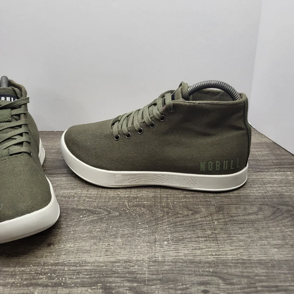 NOBULL Recs Canvas Unisex  - Women's Sz 8  Mens 6 Green